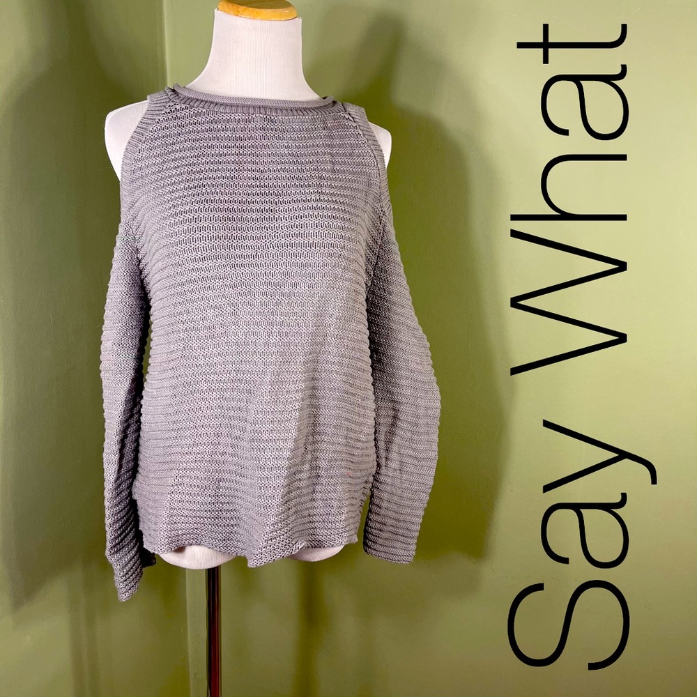 XL Say What? Sweater